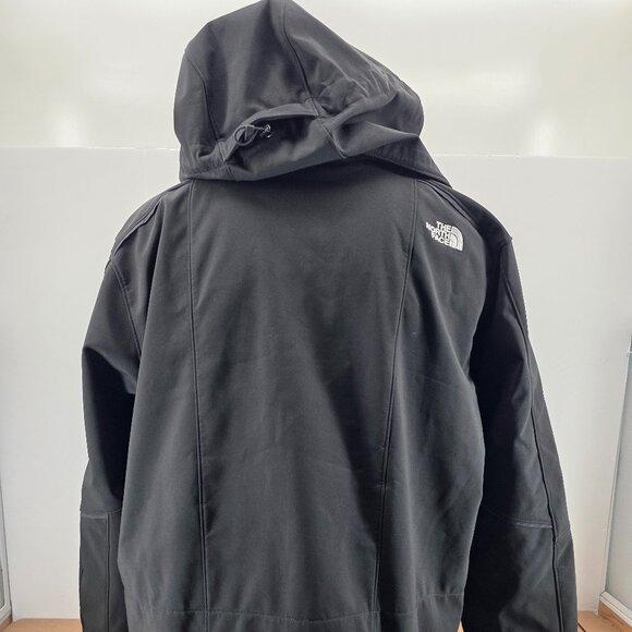 The North Face Mens XXL Jacket Black Hooded Ski Snowboard Softshell Gorpcore - Picture 2 of 14